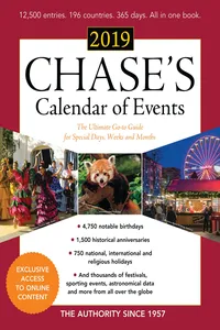 Chase's Calendar of Events 2019_cover