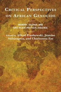 Critical Perspectives on African Genocide_cover