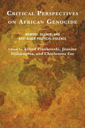 Critical Perspectives on African Genocide