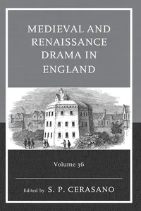 Medieval and Renaissance Drama in England_cover