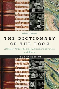 The Dictionary of the Book_cover