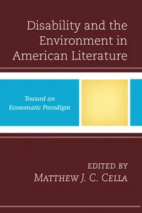 Disability and the Environment in American Literature_cover