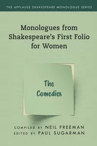 Monologues from Shakespeare’s First Folio for Women_cover