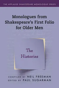 Monologues from Shakespeare’s First Folio for Older Men_cover