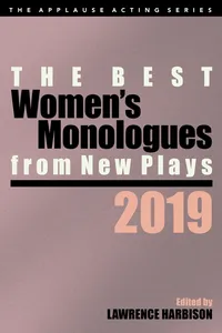 The Best Women's Monologues from New Plays, 2019_cover