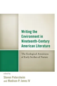 Writing the Environment in Nineteenth-Century American Literature_cover