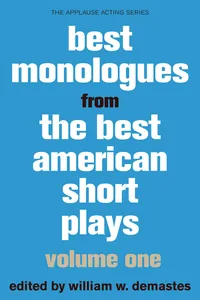 Best Monologues from Best American Short Plays_cover