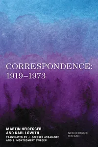 Correspondence: 1919–1973_cover