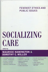 Socializing Care_cover