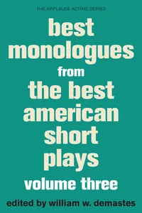 Best Monologues from The Best American Short Plays_cover