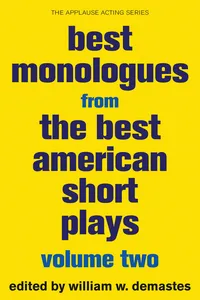 Best Monologues from The Best American Short Plays_cover