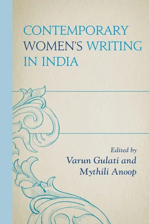Contemporary Women’s Writing in India