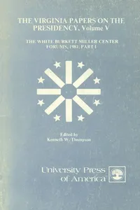 The Virginia Papers on the Presidency_cover