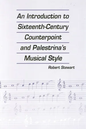 An Introduction to Sixteenth Century Counterpoint and Palestrina's Musical Style