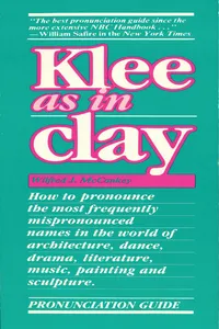 Klee as in Clay_cover
