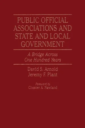Public Official Associations and State and Local Government