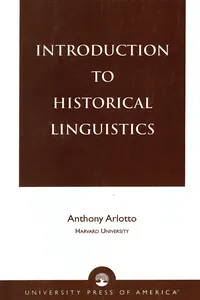 Introduction to Historical Linguistics_cover