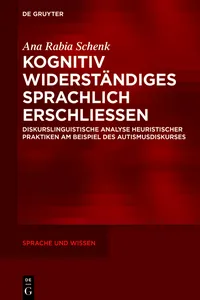 Kognitiv Widerständiges sprachlich erschließen_cover