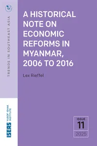 A Historical Note on Economic Reforms in Myanmar, 2006 to 2016_cover