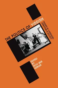 Politics of Yiddish_cover