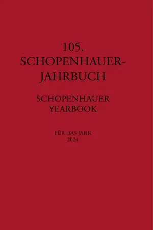 105. Schopenhauer Jahrbuch
