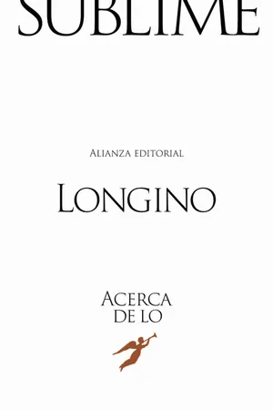 Acerca de lo sublime