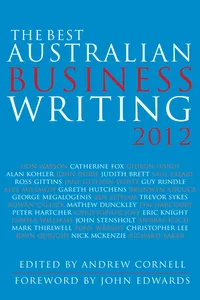 The Best Australian Business Writing 2012_cover