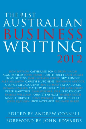 The Best Australian Business Writing 2012