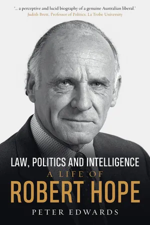 Law, Politics and Intelligence