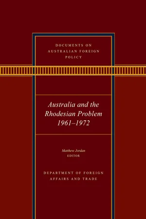 Documents on Australian Foreign Policy