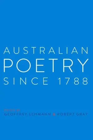 Australian Poetry Since 1788