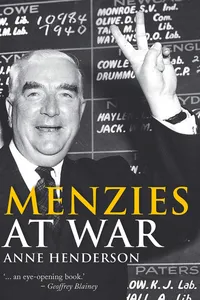 Menzies at War_cover