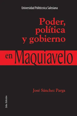 Poder, política y gobierno en Maquiavelo