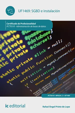 SGBD e instalación. IFCT0310