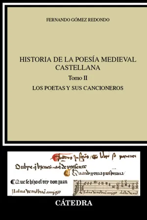 Historia de la poesía medieval castellana  II