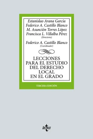 Lecciones para el estudio del derecho local en el grado