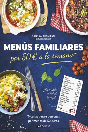 Menús familiares por 50 euros a la semana