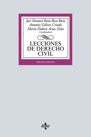 Lecciones de Derecho Civil