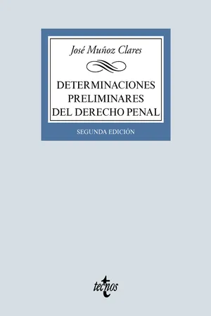 Determinaciones preliminares del Derecho penal