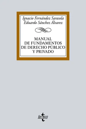 Manual de Fundamentos de Derecho público y privado