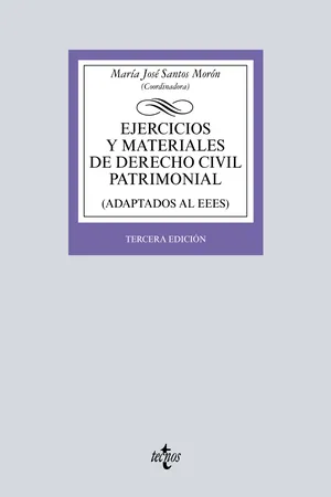 Ejercicios y materiales de Derecho Civil Patrimonial