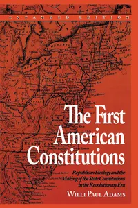 The First American Constitutions_cover