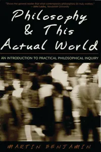 Philosophy & This Actual World_cover