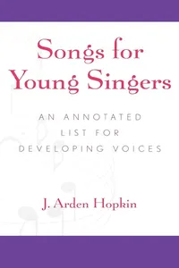 Songs for Young Singers_cover
