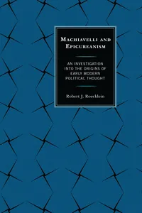 Machiavelli and Epicureanism_cover
