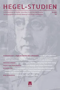 Hegel-Studien Band 58_cover