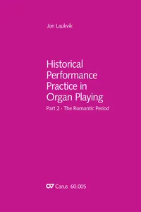 Historical Performance Practice in Organ Playing_cover