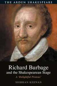 Richard Burbage and the Shakespearean Stage_cover