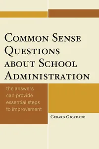 Common Sense Questions about School Administration_cover