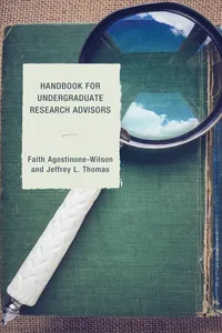 Handbook for Undergraduate Research Advisors_cover